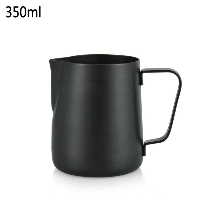 Dzbanek do spieniania mleka z nieprzywierającą powłoką, do kawy Latte, 350ml/600ml - Wianko - 3