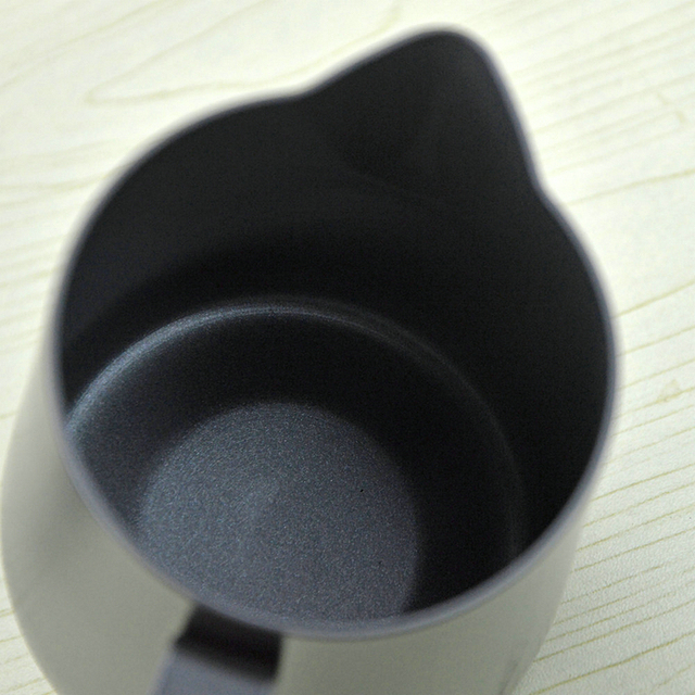 Dzbanek do spieniania mleka z nieprzywierającą powłoką, do kawy Latte, 350ml/600ml - Wianko - 13