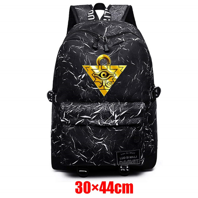 Plecak Anime Yu-Gi-Oh! dla nastolatków - wysokiej jakości torba podróżna o uniseksowej tkaninie Packsack Mochila Student - Wianko - 2