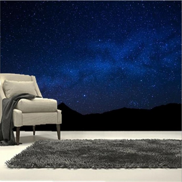 Niezwykła fototapeta 3D - Droga Mleczna w nocnym niebie dla salonu i sypialni - Wianko - 4