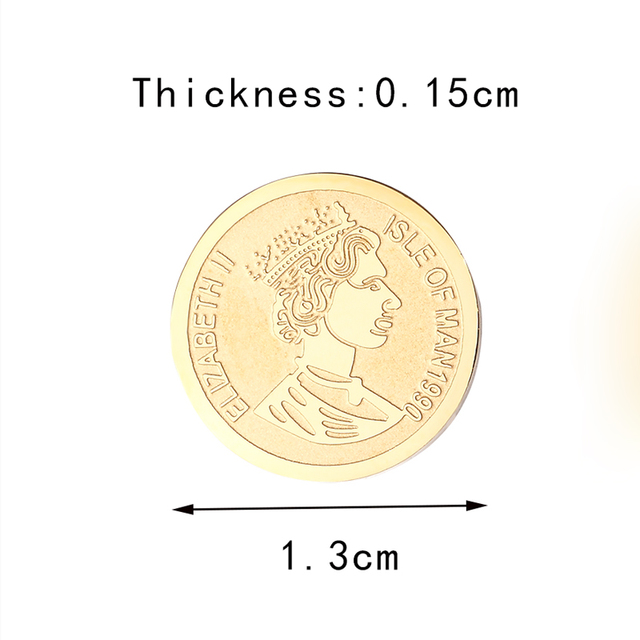 Złote kolczyki królowej - Vintage, dyskowe, ze stajni kolczyki dla kobiet - Wianko - 15
