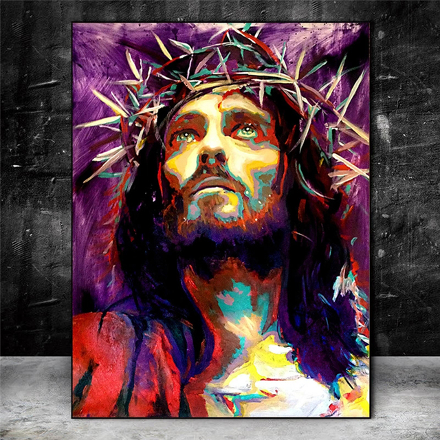 5D DIY Diamentowa Mozaika Jezus Religia Obraz Krzyżykowy Haft Pełna Plac/Okragłe Wiertło - Dekoracja Domowa i Prezent - Wianko - 3