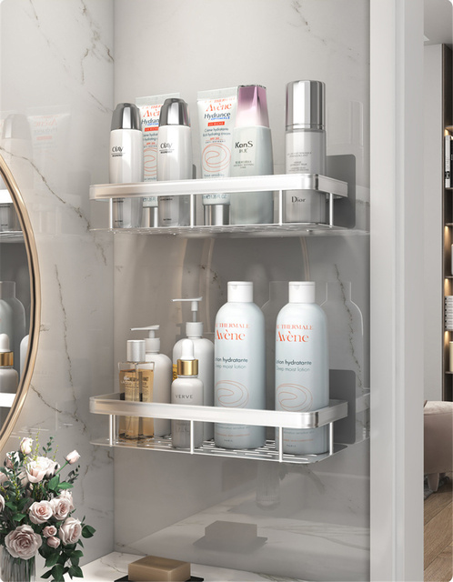 Półka łazienkowa prysznicowa na kosmetyki i akcesoria - Wianko - 8