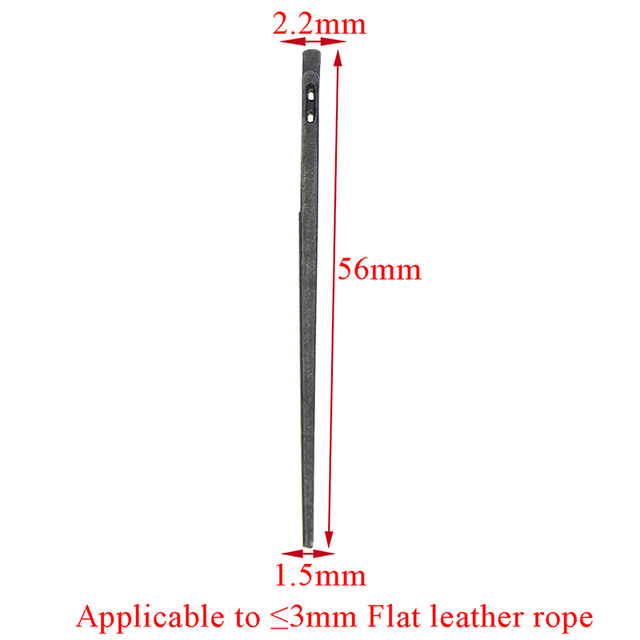 Skórzane narzędzie do ściegu DIY z podwójnym otworem i igłami - Wianko - 14