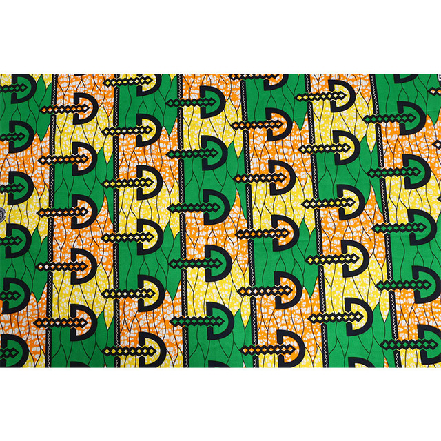 Afrykańska tkanina woskowa z nadrukiem Patchwork do szycia sukienek - wysoka jakość, poliester, wzór ANKARA - Wianko - 17