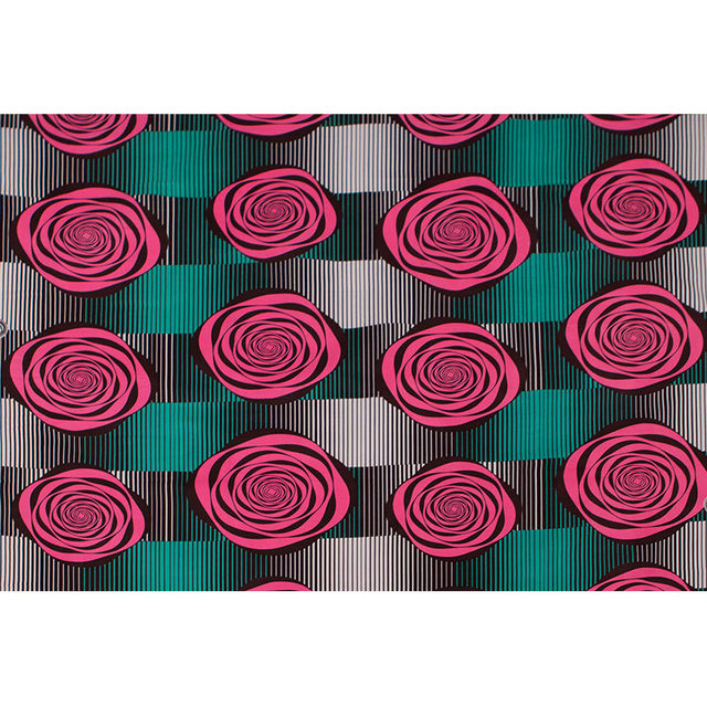 Afrykańska tkanina woskowa z nadrukiem Patchwork do szycia sukienek - wysoka jakość, poliester, wzór ANKARA - Wianko - 4