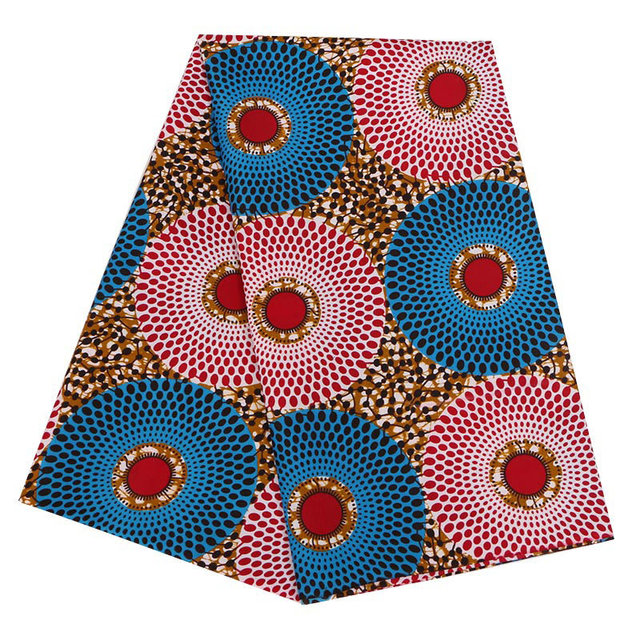 Afrykańska tkanina woskowa z nadrukiem Patchwork do szycia sukienek - wysoka jakość, poliester, wzór ANKARA - Wianko - 42