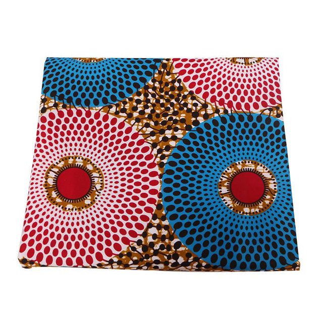 Afrykańska tkanina woskowa z nadrukiem Patchwork do szycia sukienek - wysoka jakość, poliester, wzór ANKARA - Wianko - 43