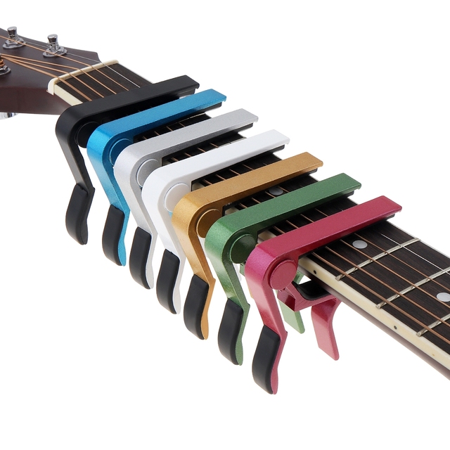 Uniwersalny klucz do zmiany capo do gitar - aluminiowy, klasyczny/acoustic - Wianko - 10