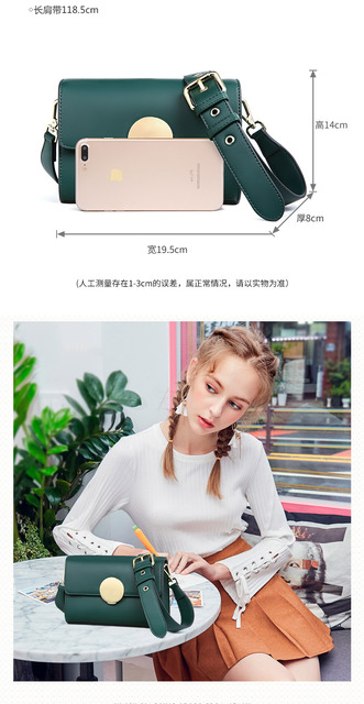 Viney's Slant Bag Girl 2019 - jesienne i zimowe wydanie torby koreańskiego stylu z długim paskiem - Wianko - 7