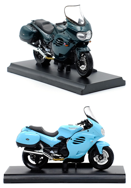 1:18 Welly TRIUMPH zabawka motocykl odlew z wykonywalnym shork-absorberem - model kolekcjonerski dla dzieci - Wianko - 4