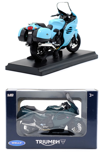 1:18 Welly TRIUMPH zabawka motocykl odlew z wykonywalnym shork-absorberem - model kolekcjonerski dla dzieci - Wianko - 5