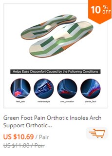 Wkładki ortopedyczne wspierające łuk stopy, przeciwbólowe, płaskie podeszwy, męskie i damskie obuwie sportowe - Wianko - 44