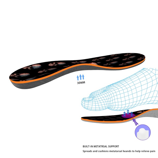 Wkładki ortopedyczne wspierające łuk stopy, przeciwbólowe, płaskie podeszwy, męskie i damskie obuwie sportowe - Wianko - 14