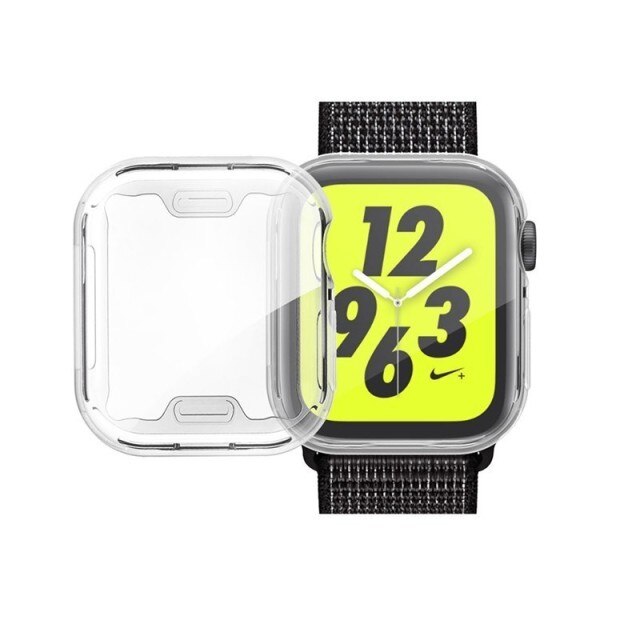 Etui ochronne TPU na zegarek Apple 6 SE 5 4 3 2 Iwatch - przezroczyste, ultra-cienkie, z zabezpieczeniem ekranu - do wyboru 38mm, 42mm, 40mm, 44mm - Wianko - 7