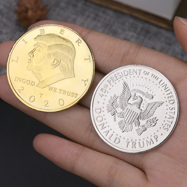 Moneta kolekcjonerska Prezydent USA 2020 - W Bogu ufamy - Wianko - 9