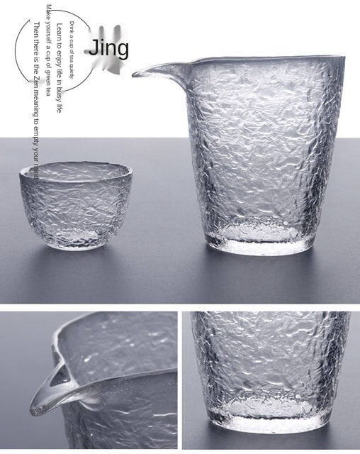 Japońskie szkło - Fair kubek wczesny śnieg waza - zestaw do herbaty - rysunek złoty młotek - wzór oka Gaiwan filiżanka - Wianko - 10