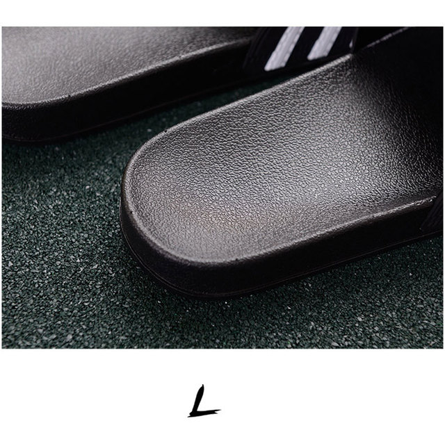 Pantofle męskie letnie z paskami - kolorowe klapki z platformą (rozmiar 46-47) - Wianko - 9