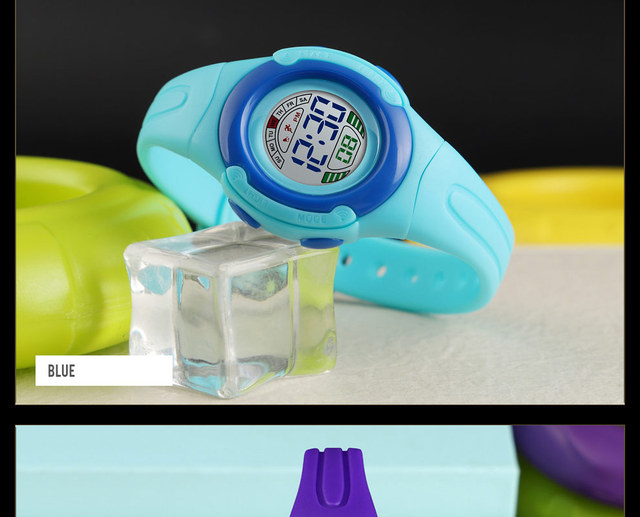 Zegarek cyfrowy dla dzieci SKMEI, styl sportowy, wodoodporny 5bar - Wianko - 27