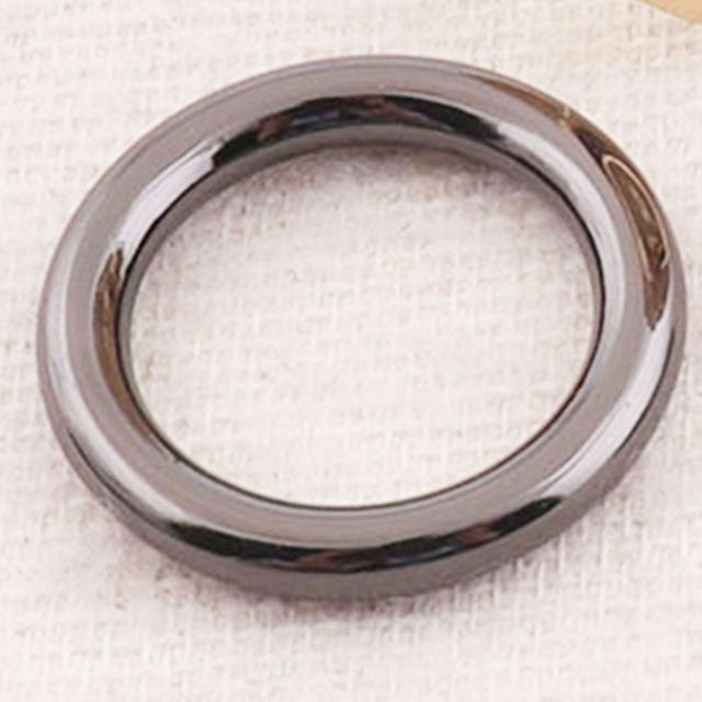 20 sztuk 15mm metalowych złotych, gunmetalowych i srebrnych pierścieni do chokerów - idealne do tworzenia torebek, breloków i biżuterii skórzanej rękodzielniczej - Wianko - 2