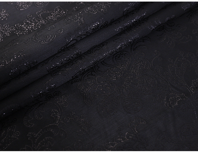 Wysokiej jakości adamaszkowe żakardowe tkaniny brokatowe na metry do szycia sukienek - Wianko - 22