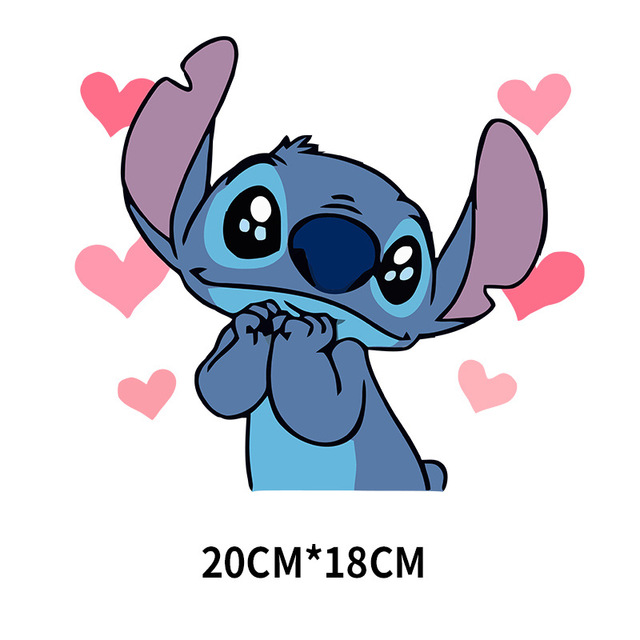 Disney Mickey Minnie Lilo Stitch - łatki do prasowania na odzież, hot transfer, cartoon DIY - Wianko - 3