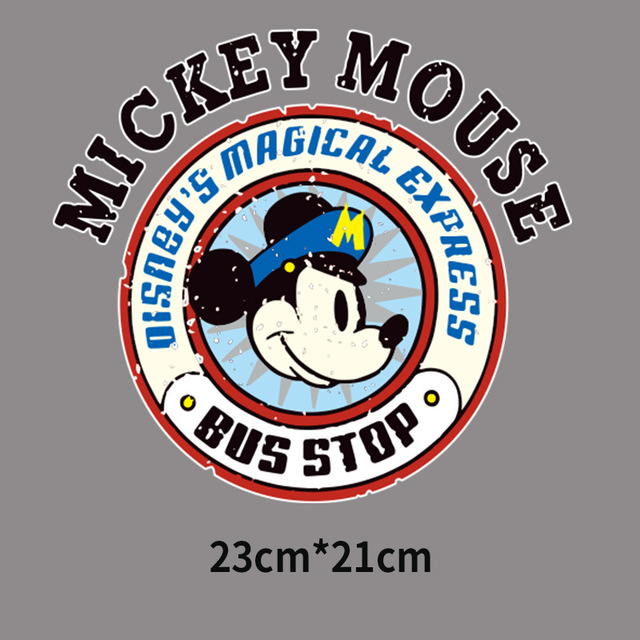 Disney Mickey Minnie Lilo Stitch - łatki do prasowania na odzież, hot transfer, cartoon DIY - Wianko - 7