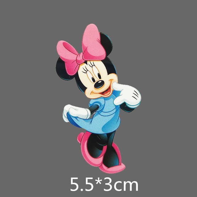 Disney Mickey Minnie Lilo Stitch - łatki do prasowania na odzież, hot transfer, cartoon DIY - Wianko - 12