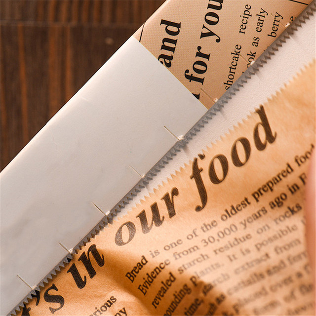 5M Długi Pergamin Narzędzia do Pieczenia Food Grade Papierowy Smar Chleb, Sandwich, Burger, Frytki - Papier do Ciastek (Biały/Brązowy) - Wianko - 1