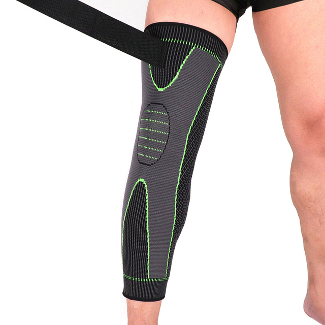 Długie ochraniacze na kolana i staw skokowy - antypoślizgowa ochrana dla nóg - Wianko - 8