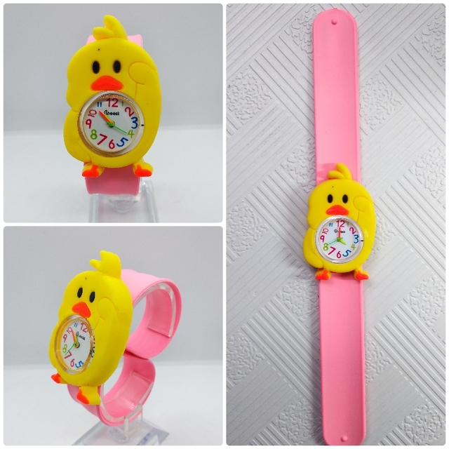 Zegarek dla dziecka z motywem zwierząt - kurczak, żółty, wodoodporny, kwarcowy - Wianko - 10