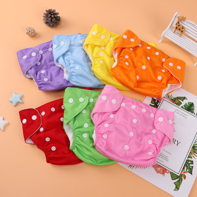 Pralkowe wielokrotnego użytku pieluszki tekstylne dla dzieci z kieszonkami i nakładkami na nocnik Baby One Size - Wianko - 4