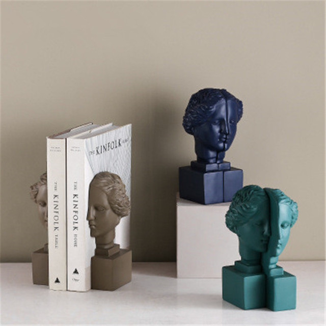 Posąg Bogini Wenus z głową Portrety - Styl Skandynawski - Dekoracja biurka - żywica - Wianko - 2