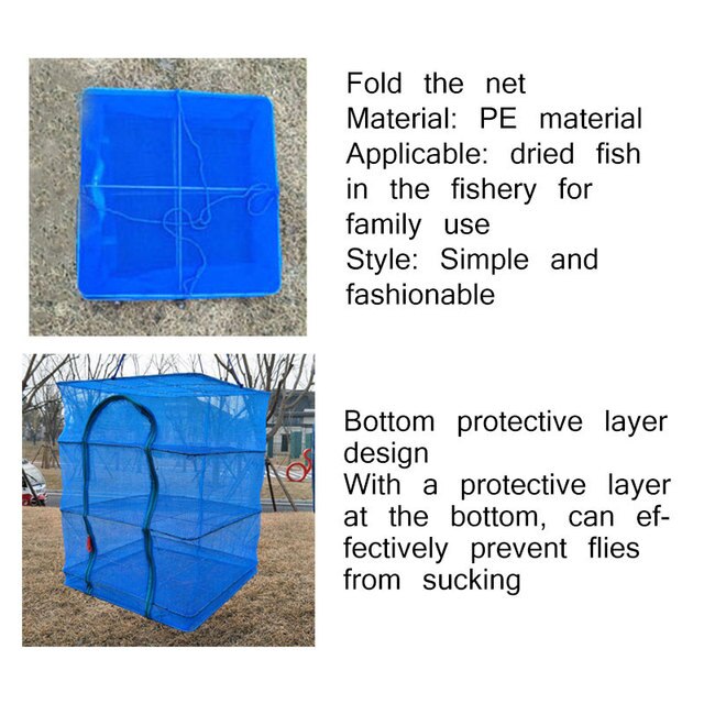Wieszak do suszenia ryb i warzyw z siecią wiszącą i spinaczami do prania - Wianko - 12