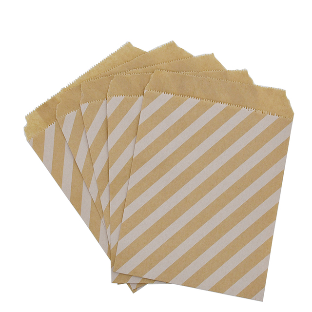 Papierowa torebka na prezenty z różowym i złotym wzorem Chevron, kropkami i paskami - Wianko - 29