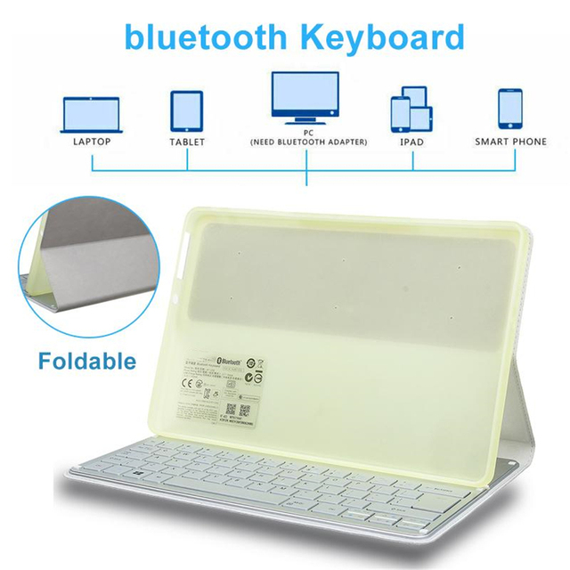 Stacja dokująca klawiatury Bluetooth z pokrowcem na tablet KT-1252 Silver do Acer Iconia W700 - Wianko - 1
