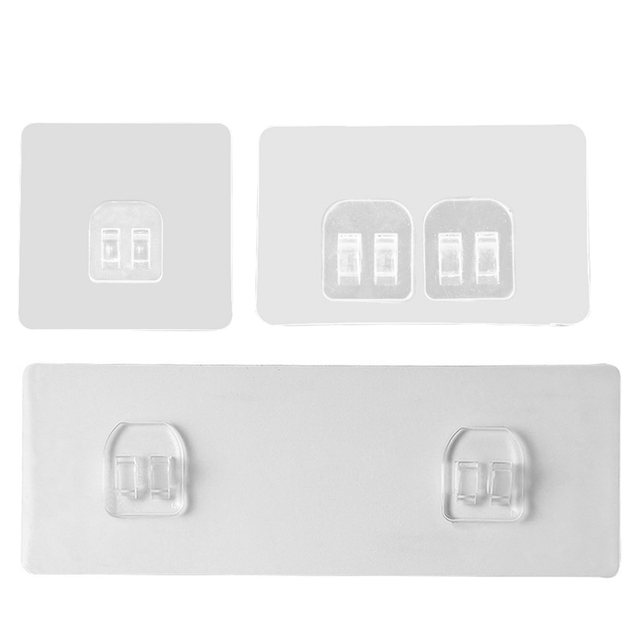 Wodoodporne plastikowe haczyki na półkę kuchenną i łazienkową (10 sztuk) - Wianko - 2