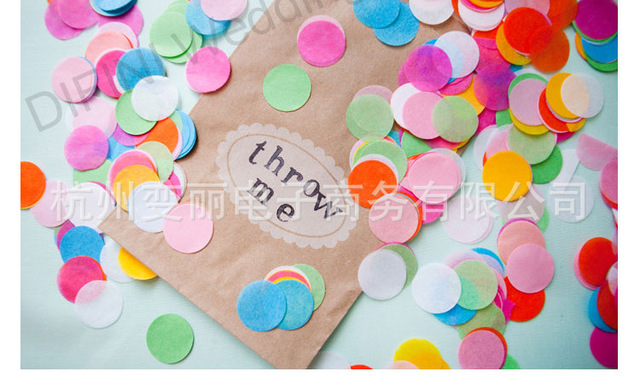 10G wielokolorowe konfetti papierowe balonowe - cekiny ślubne - rzucanie płatki kwiatów - płeć dziecka - dekoracja Baby Shower - stołowy - Wianko - 21