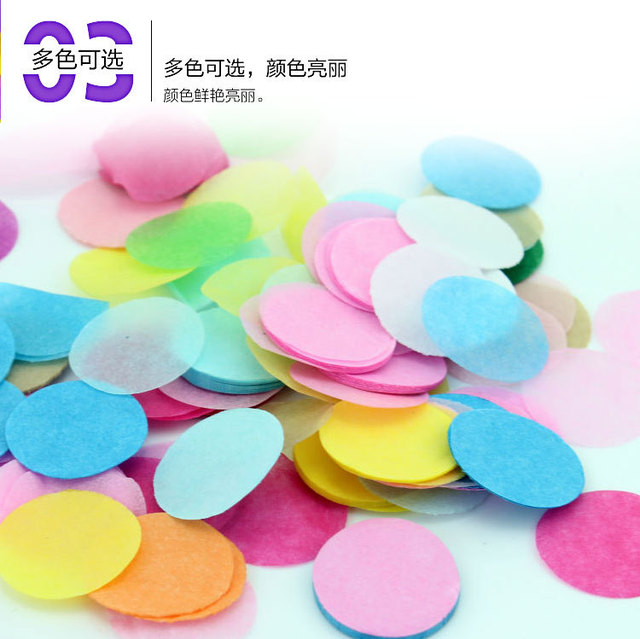 10G wielokolorowe konfetti papierowe balonowe - cekiny ślubne - rzucanie płatki kwiatów - płeć dziecka - dekoracja Baby Shower - stołowy - Wianko - 5