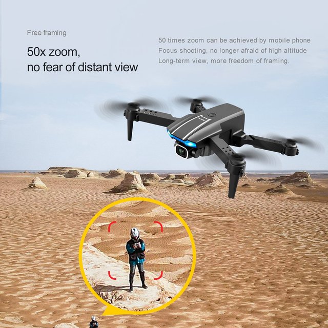 2021 Nowy Mini Drone S65 z Dwiema Kamerami 4K, WiFi FPV, Składany, Sterowany zdalnie Quadcopter - zabawka dla Drona - Wianko - 11
