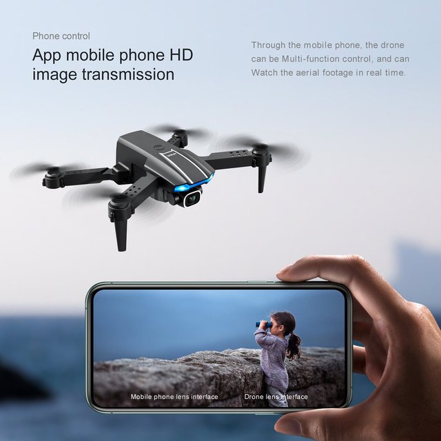 2021 Nowy Mini Drone S65 z Dwiema Kamerami 4K, WiFi FPV, Składany, Sterowany zdalnie Quadcopter - zabawka dla Drona - Wianko - 5