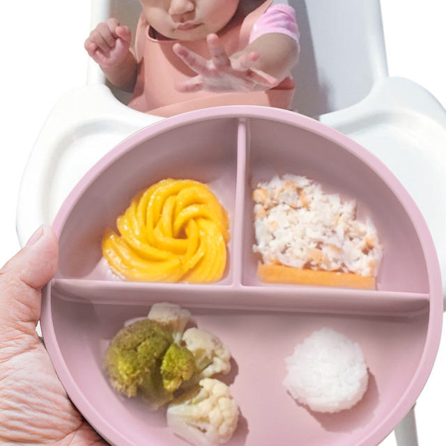 Śliczne miseczki treningowe do karmienia dzieci - Pure Color - Wianko - 6