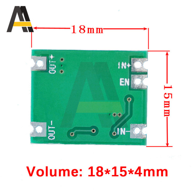 Miniaturowy regulowany moduł boost 5W DC3-15V to1-15V z zakresem napięcia 1.5V 3.3V 5V 6V 9V - Wianko - 2