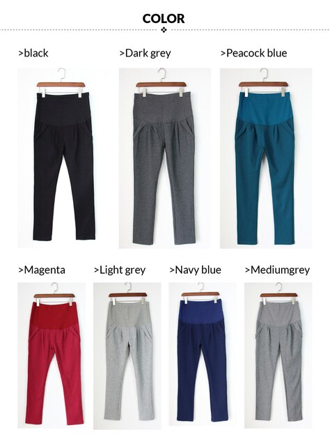 7 kolorów ciepłe legginsy ciążowe jesienno-zimowe dla ciężarnych kobiet - odzież bawełniana 2021 Fashion Design - Wianko - 8