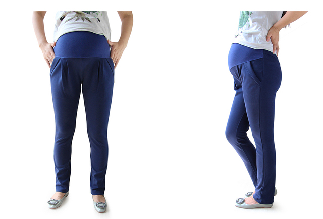 7 kolorów ciepłe legginsy ciążowe jesienno-zimowe dla ciężarnych kobiet - odzież bawełniana 2021 Fashion Design - Wianko - 16