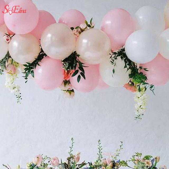 Zestaw 30/50 balonów lateksowych na imprezę - czerwony, różowy, niebieski, ślubne, dekoracyjne, dla dzieci - piłka, perła, powietrzne balony urodzinowe (5z) - Wianko - 13