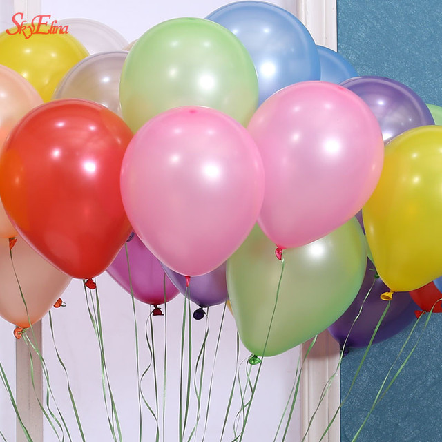 Zestaw 30/50 balonów lateksowych na imprezę - czerwony, różowy, niebieski, ślubne, dekoracyjne, dla dzieci - piłka, perła, powietrzne balony urodzinowe (5z) - Wianko - 10