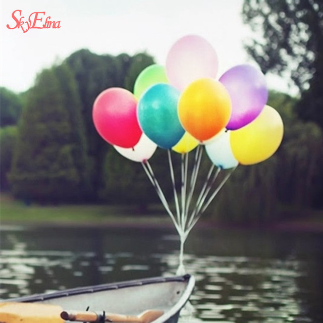 Zestaw 30/50 balonów lateksowych na imprezę - czerwony, różowy, niebieski, ślubne, dekoracyjne, dla dzieci - piłka, perła, powietrzne balony urodzinowe (5z) - Wianko - 12