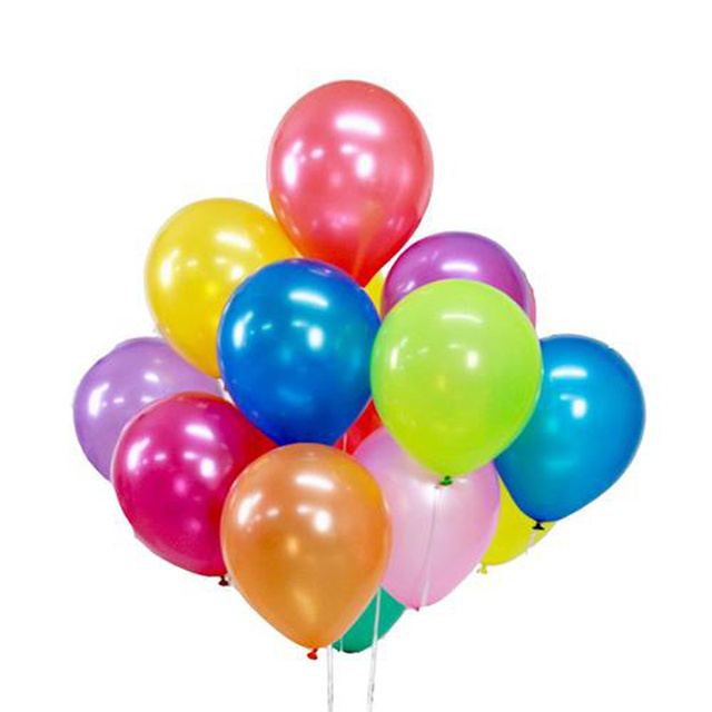 Zestaw 30/50 balonów lateksowych na imprezę - czerwony, różowy, niebieski, ślubne, dekoracyjne, dla dzieci - piłka, perła, powietrzne balony urodzinowe (5z) - Wianko - 7