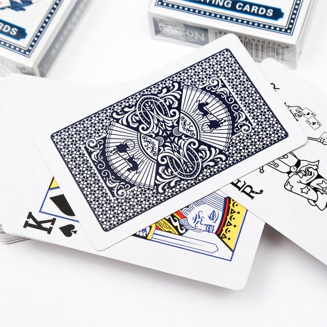 Kreatywne pudełko z papierowymi kartkami do gry karcianej z zagęszczonymi, trwałymi plastikowymi kartami Poker i narzędziami do sztuczek magicznych - Wianko - 4